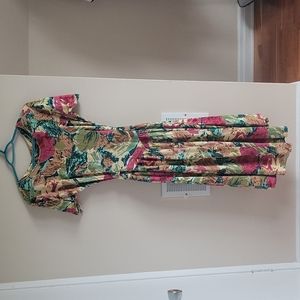 Vintage Painterly Dress